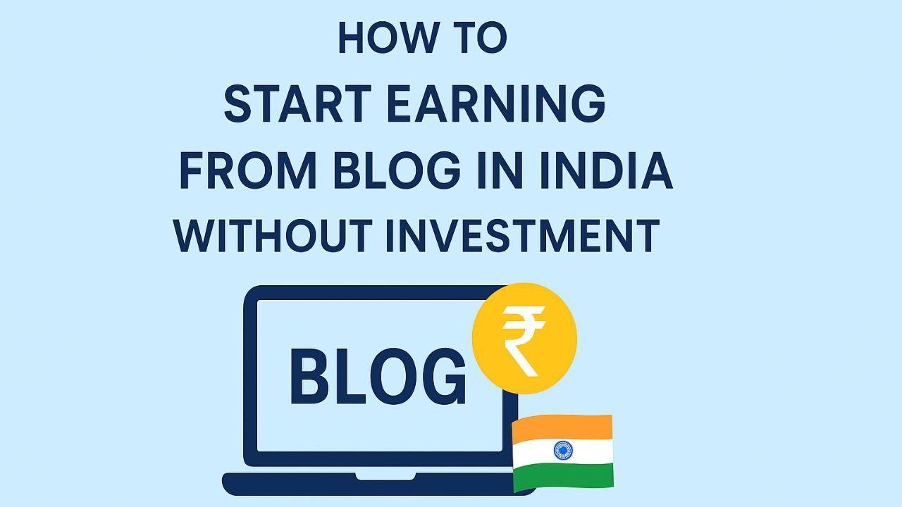 start earning from blog