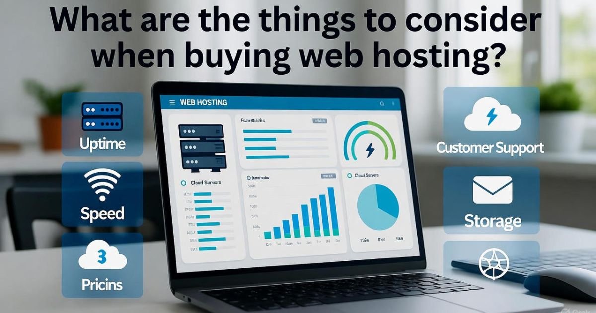 वेब होस्टिंग खरीदते समय किन बातों का ध्यान रखना चाहिए?