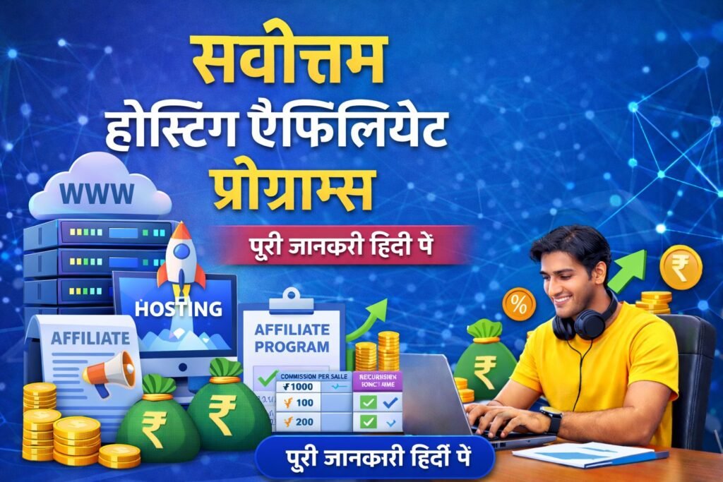 सर्वोत्तम होस्टिंग ऐफिलिएट प्रोग्राम्स